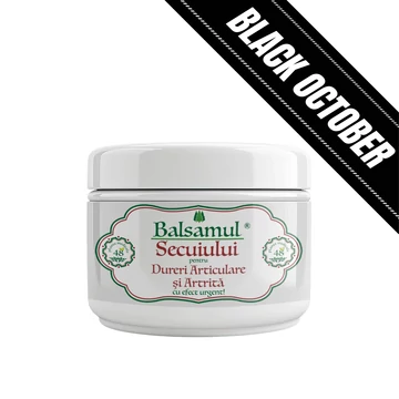 Black October - Balsamul Secuiesc pentru Dureri Articulare ș Artrită cu 48 plante medicinale 250ml