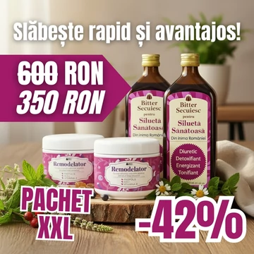 Pachet Slăbire – 2 Elixire Fără Alcool pentru o Siluetă Sănătoasă + 2 Creme Remodelatoare