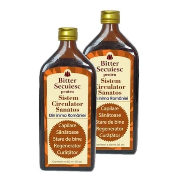 2 buc Bitter Secuiesc pentru Sistem Circulator Sănătos - 500ml