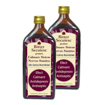 2 buc Bitter Secuiesc Pentru Calmare Sistem Nervos Sănătos - 500ml