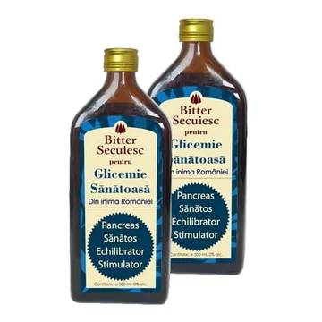 2 buc Bitter Secuiesc pentru Glicemia Sănătoasă 500ml