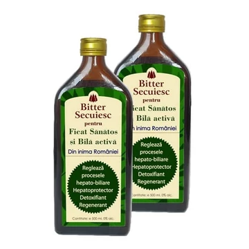 2 buc Bitter Secuiesc pentru Ficat Sănătos şi Bilă activă - 500ml