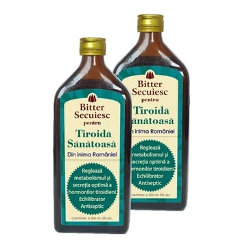 2 buc Bitter Secuiesc pentru Tiroidă Sănătoasă - 500ml