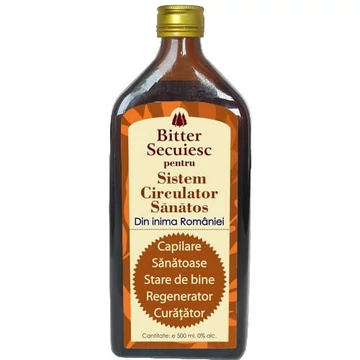 Bitter Secuiesc pentru Sistem Circulator Sănătos - 500ml