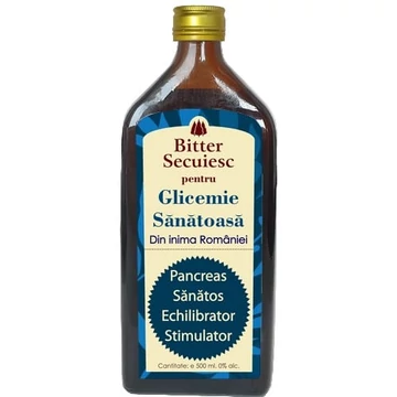 Bitter Secuiesc pentru Glicemia Sănătoasă 500ml