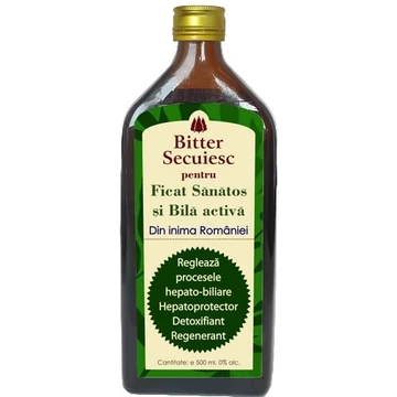 Bitter Secuiesc pentru Ficat Sănătos şi Bilă activă - 500ml