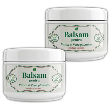 Balsamul pentru Varice și Vene paianjen cu 20 plante medicinale 250ml