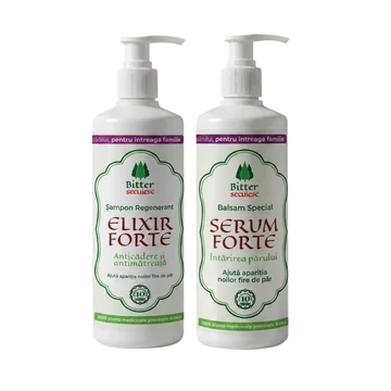 Balsam pentru stimularea creșterii părului 250 ml/buc și Șampon regenerant pentru păr – 250 ml