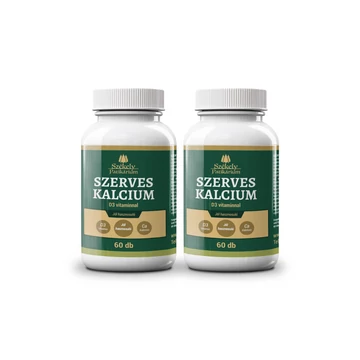 2 buc Calciu Organic. Calciu bine absorbit 350 mg + Vitamina D3 - 60 buc