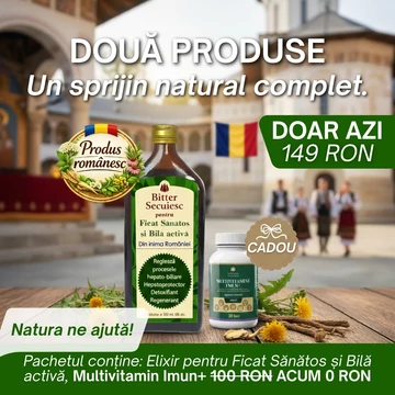 Pachet „Detoxifiere Hepatică și Imunitate Zilnică”