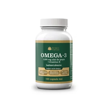 Ulei de Pește Omega-3 1200 mg + Vitamina E