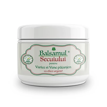 Balsamul pentru Varice și Vene paianjen cu 20 plante medicinale 250ml