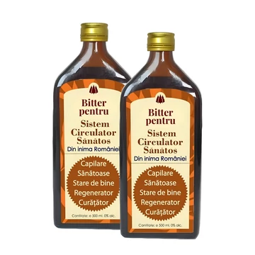 2 buc Bitter Fără Alcool pentru Sistem Circulator Sănătos - 500ml