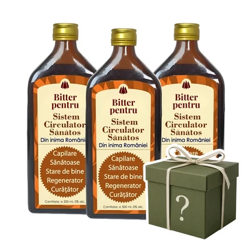 3 buc Bitter Fără Alcool pentru Sistem Circulator Sănătos - CADOU SURPRIZĂ INCLUS