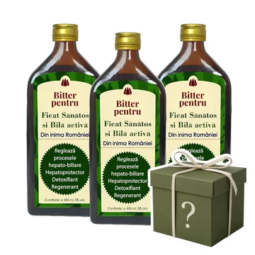 3 buc Bitter fără alcool pentru ficat sănătos și bilă activă + CADOU SURPRIZĂ INCLUS