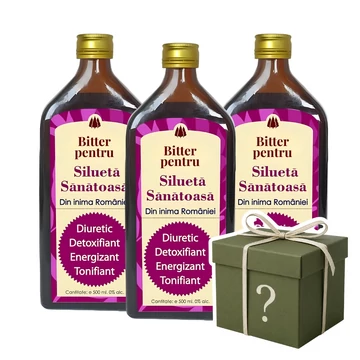 3 buc Bitter Fără Alcool pentru Siluetă Sănătoasă - CADOU SURPRIZĂ INCLUS