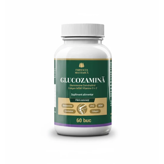 Glucozamină, Condroitină, Colagen, MSM, Vitamine D și C - 60 buc