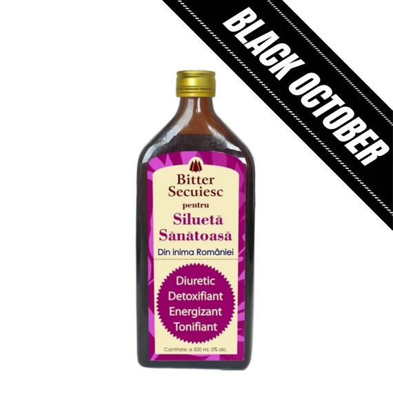 Black October - Bitter Secuiesc pentru Siluetă Sănătoasă - 500ml