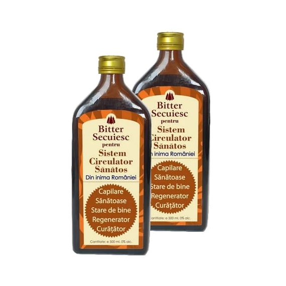 2 buc Bitter Secuiesc pentru Sistem Circulator Sănătos - 500ml