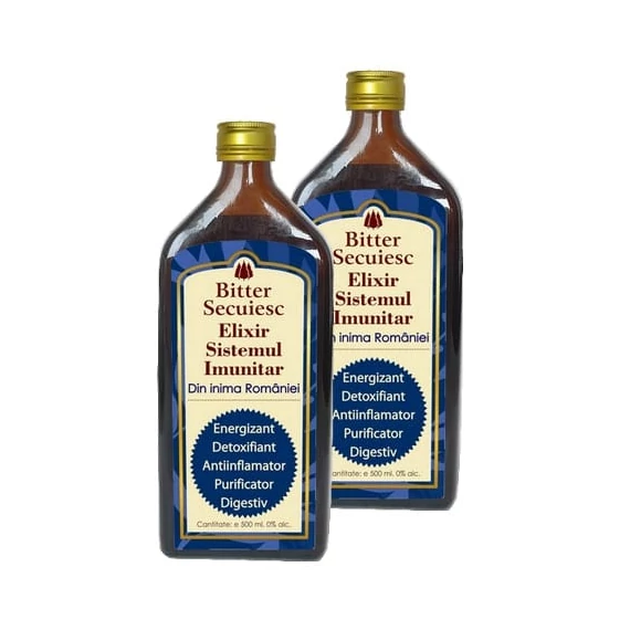 2 buc Elixir Fără Alcool Sistemul Imunitar 500ml