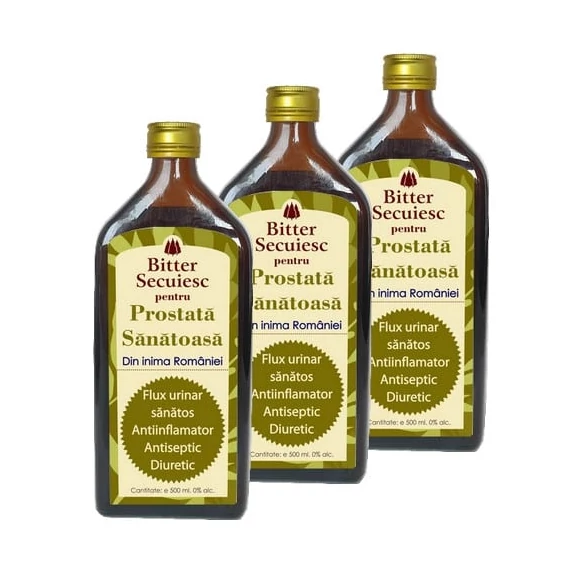2+1 buc cadou Bitter Secuiesc pentru Prostată Sănătoasă