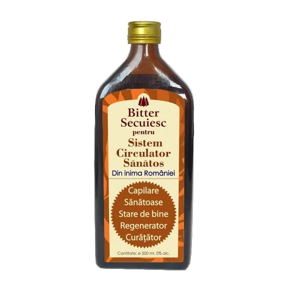 Bitter Fără Alcool pentru Sistem Circulator Sănătos - 500ml