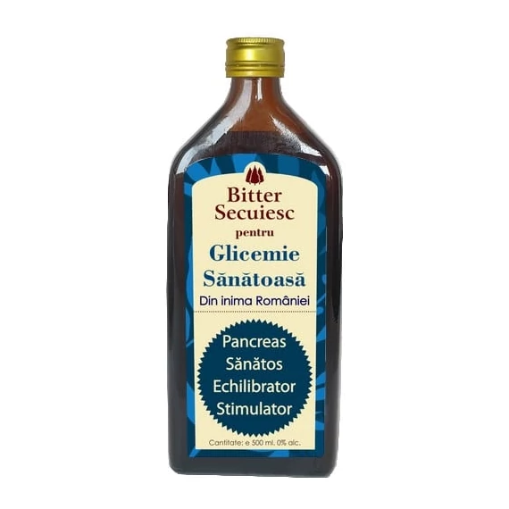 Bitter Fără Alcool pentru Glicemia Sănătoasă 500ml
