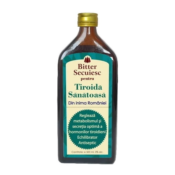 Bitter Fără Alcool pentru Tiroidă Sănătoasă - 500ml