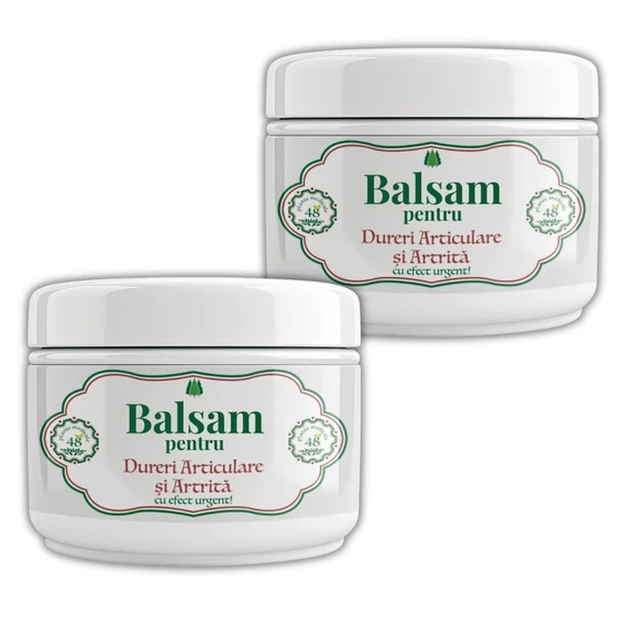 2 buc Balsamul pentru Dureri Articulare și Artrită cu 48 plante medicinale 250ml
