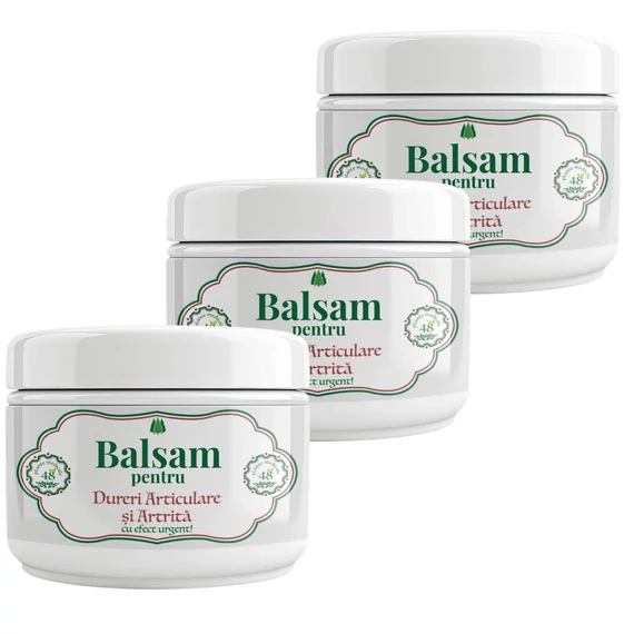3 buc Balsamul pentru Dureri Articulare și Artrită cu 48 plante medicinale 250ml
