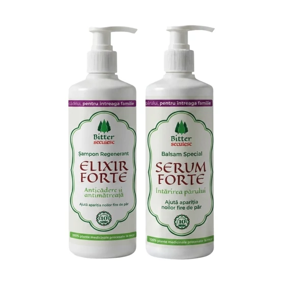 Balsam pentru stimularea creșterii părului 250 ml/buc și Șampon regenerant pentru păr – 250 ml