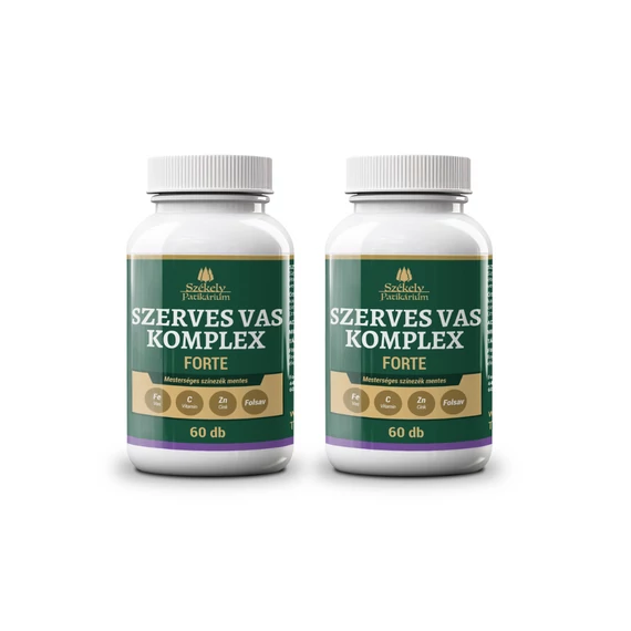 2 buc Bitter Secuiesc Fier Organic Complex Forte 18 mg - 60 buc