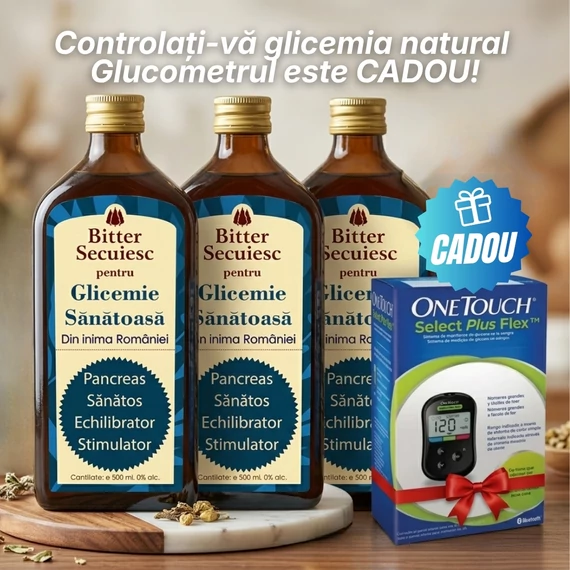 3 buc Bitter fără alcool pentru glicemia sănătoasă (glucometru cadou)
