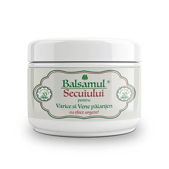 Balsamul pentru Varice și Vene paianjen cu 20 plante medicinale 250ml