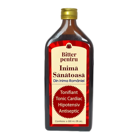 Bitter Fără Alcool pentru Inimă Sănătoasă - 500 ml