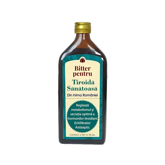 Bitter Fără Alcool pentru Tiroidă Sănătoasă - 500ml